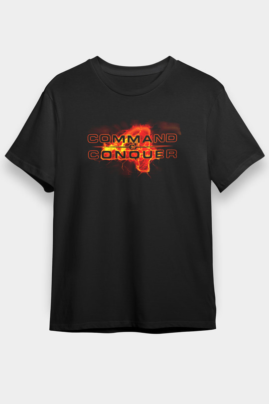 Command and Conquer Siyah Unisex Tişört T-Shirt