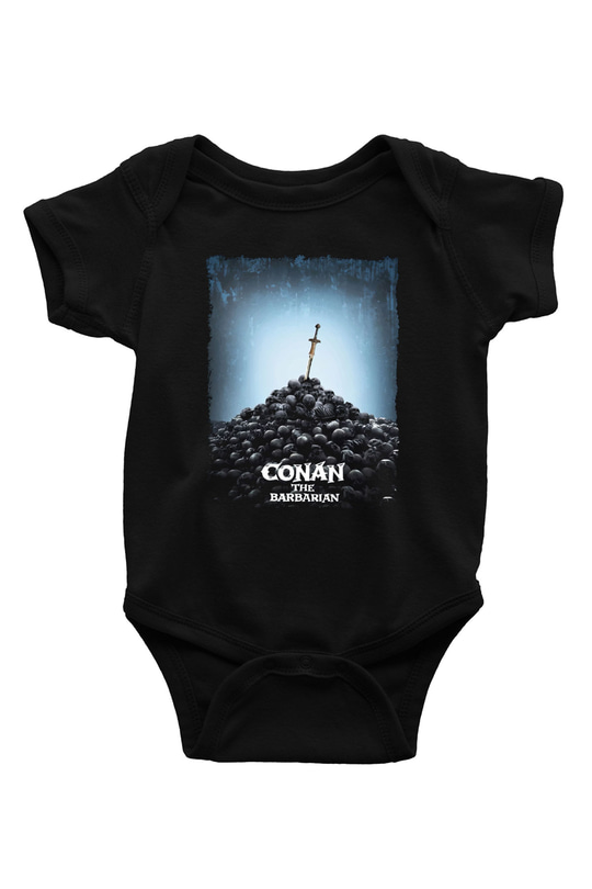 Conan the Barbarian Siyah Bebek Body - Zıbın