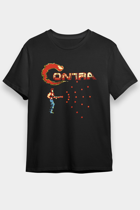Contra Siyah Unisex Tişört T-Shirt