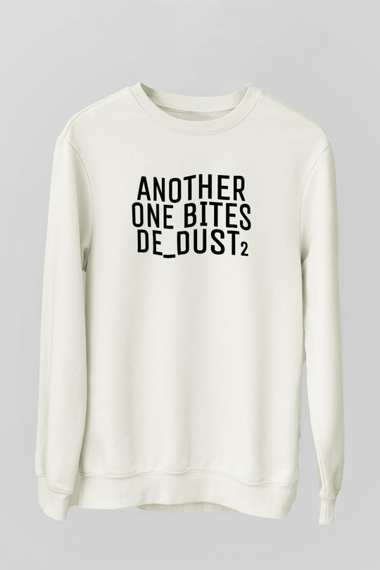 Counter Strike Baskılı Beyaz Unisex Sweatshirt