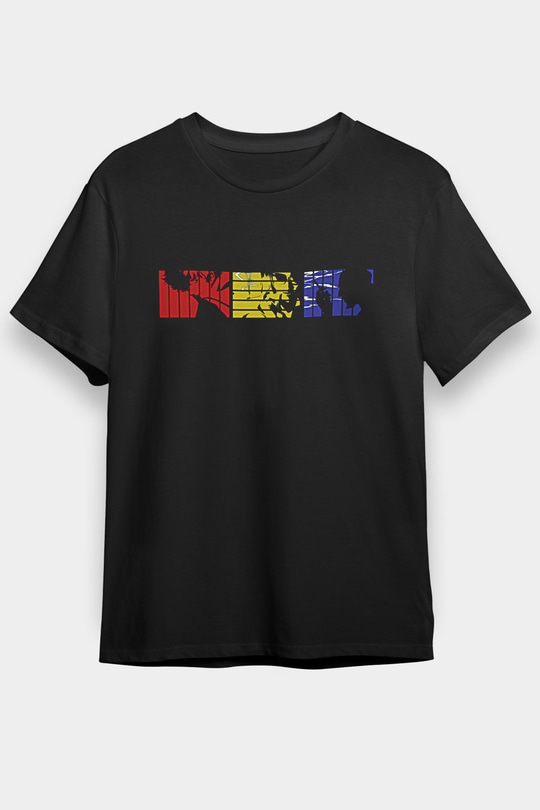 Cowboy Bebop Baskılı Unisex Siyah Tişört - Tshirt