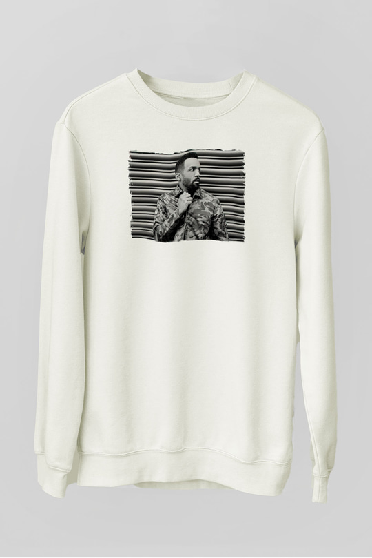 Craig David Beyaz Unisex Sweatshirt
