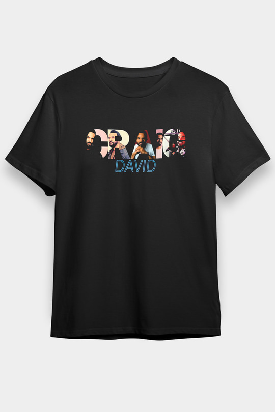 Craig David Siyah Unisex Tişört T-Shirt - TişörtFabrikası