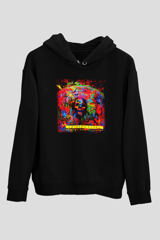 Crimson Glory Siyah Unisex Hoodie