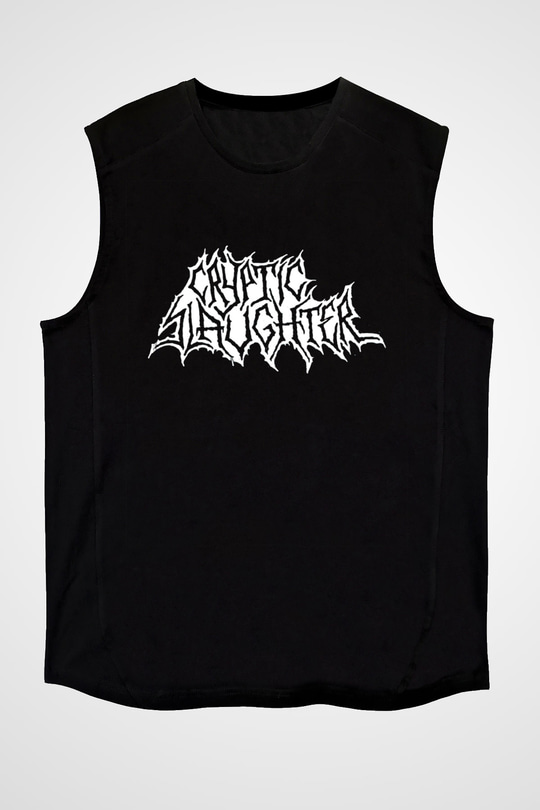 Cryptic Slaughter Siyah Unisex Kolsuz Tişört