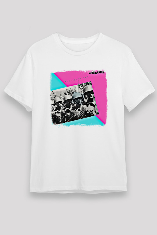 Cure Baskılı Unisex Beyaz Tişört