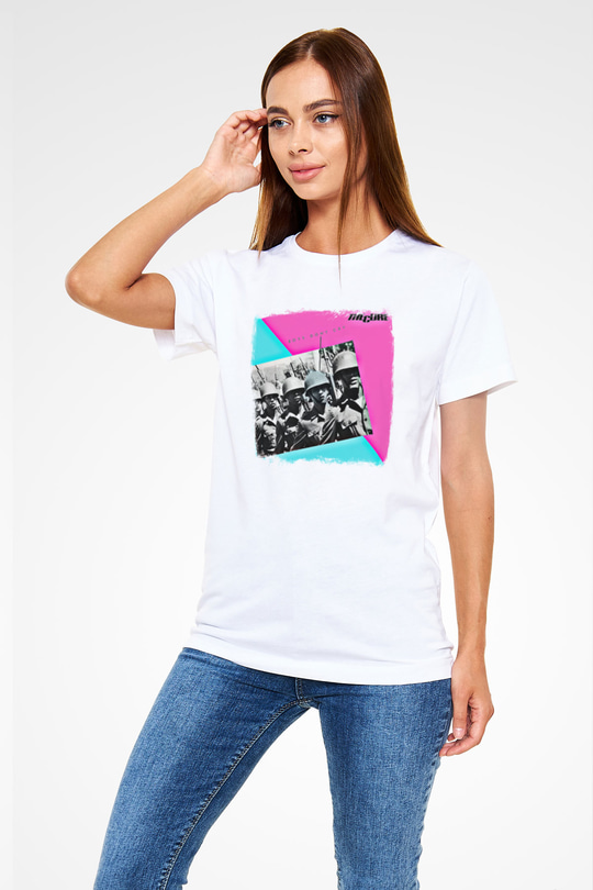 Cure Baskılı Unisex Beyaz Tişört