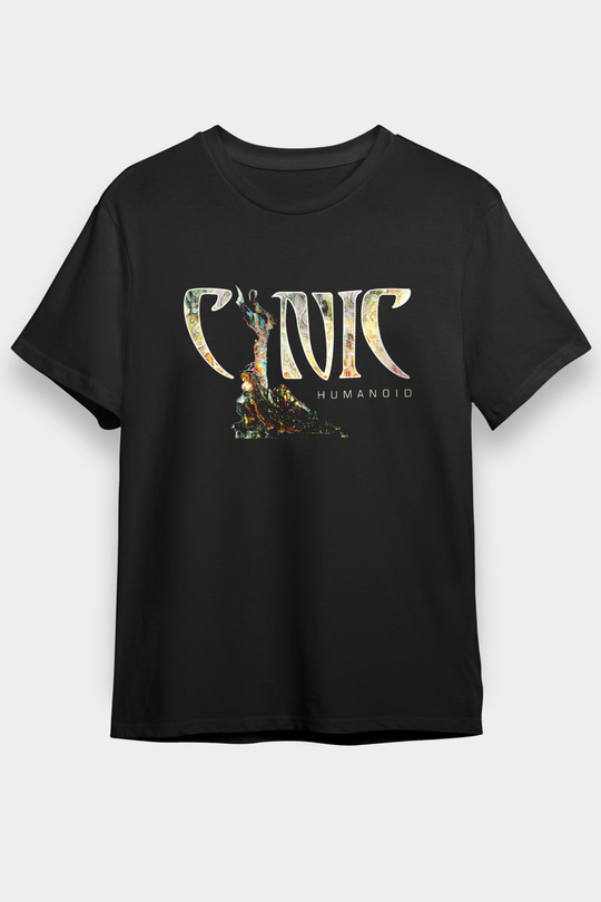 Cynic Baskılı Unisex Siyah Tişört
