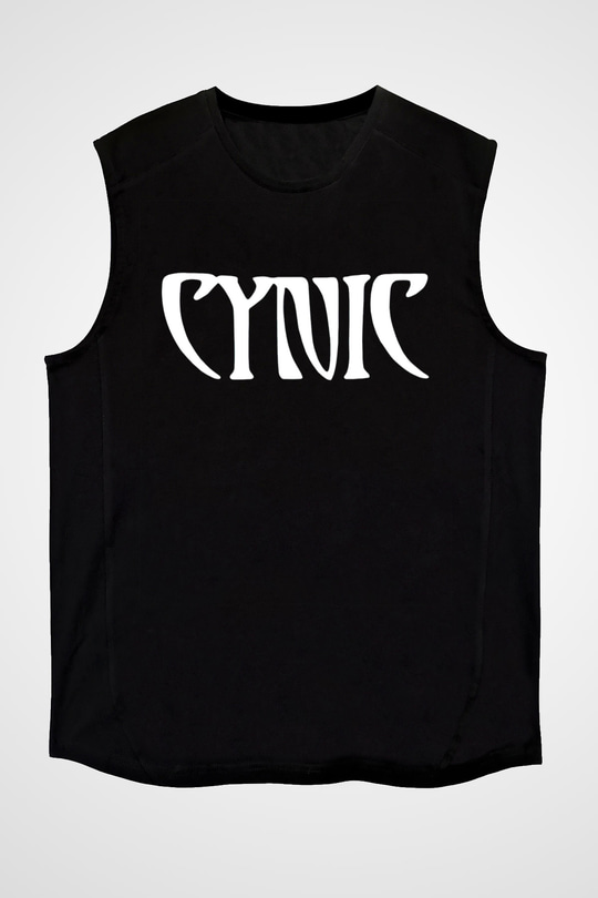 Cynic Siyah Unisex Kolsuz Tişört