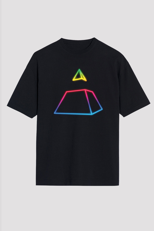 Daft Punk Siyah Oversize Tişört Oversize T-shirt - TişörtFabrikası