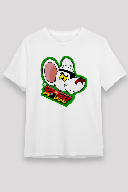 Danger Mouse Beyaz Unisex Tişört T-Shirt