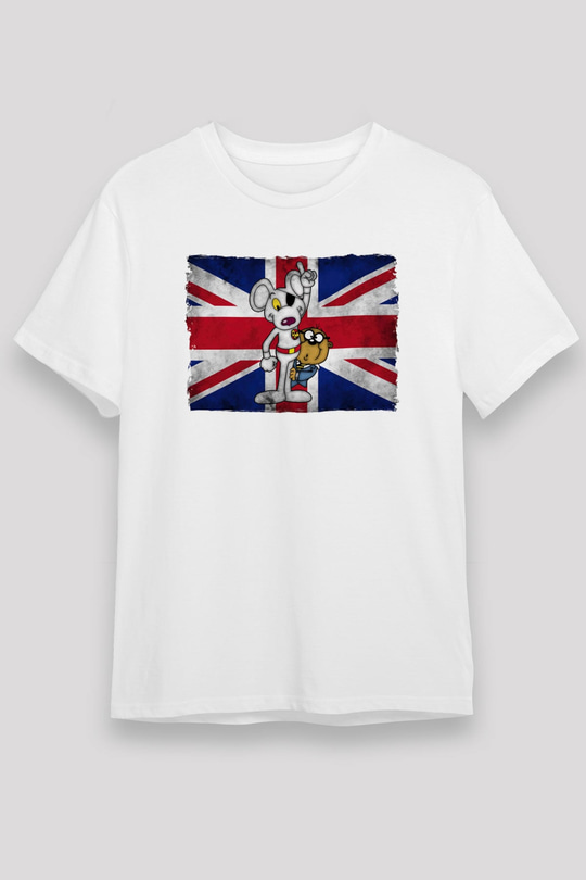 Danger Mouse Beyaz Unisex Tişört T-Shirt