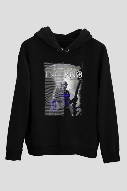 Dantes Inferno Siyah Unisex Hoodie