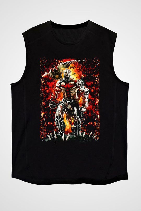Dantes Inferno Siyah Unisex Kolsuz Tişört