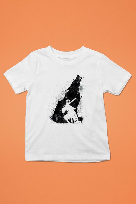 Dark Souls Baskılı Beyaz Unisex Beyaz Çocuk Tişört - Tshirt