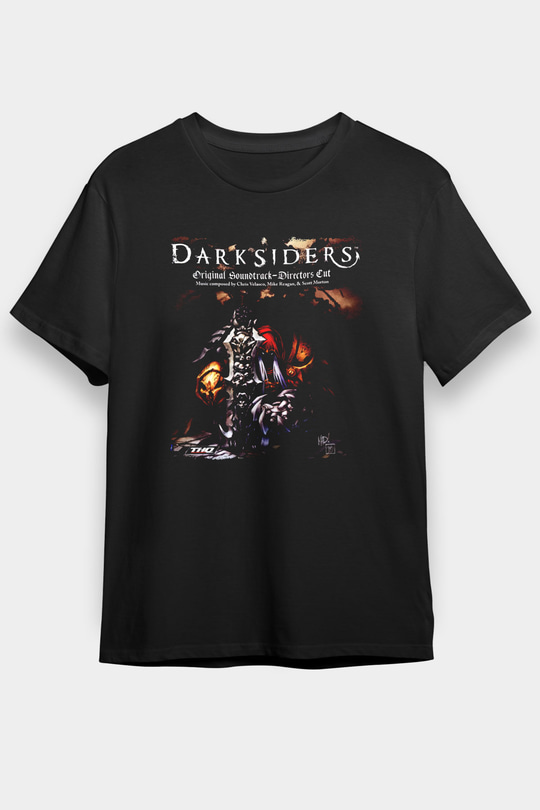Darksiders Siyah Unisex Tişört T-Shirt