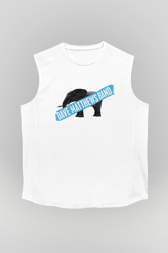 Dave Matthews Band Beyaz Unisex Kolsuz Tişört