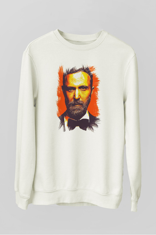 David Guetta Beyaz Unisex Sweatshirt