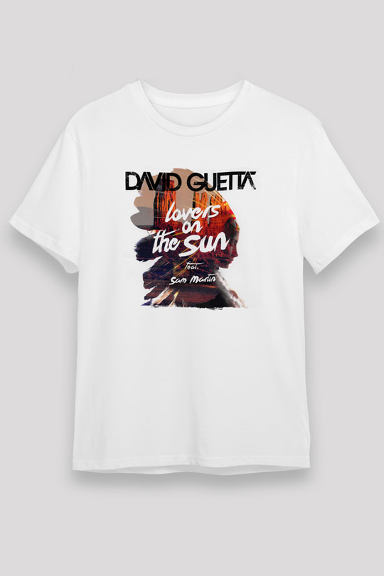 David Guetta Beyaz Unisex Tişört T-Shirt - TişörtFabrikası