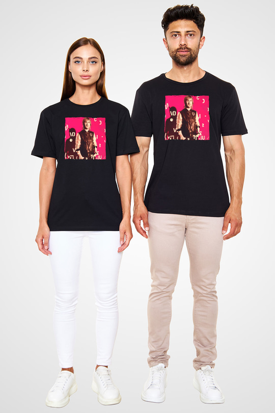 David Guetta Siyah Unisex Tişört T-Shirt - TişörtFabrikası