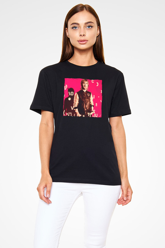 David Guetta Siyah Unisex Tişört T-Shirt - TişörtFabrikası