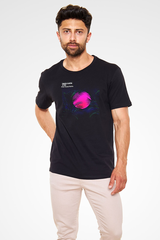 David Guetta Siyah Unisex Tişört T-Shirt - TişörtFabrikası