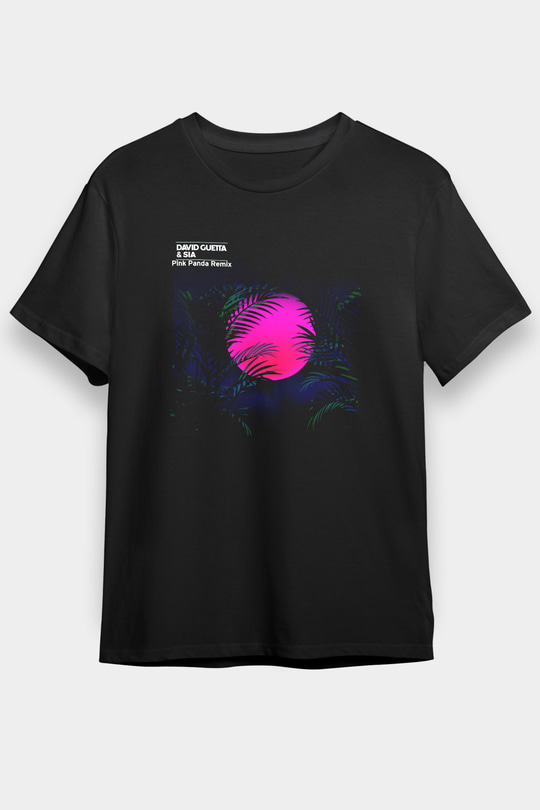 David Guetta Siyah Unisex Tişört T-Shirt - TişörtFabrikası