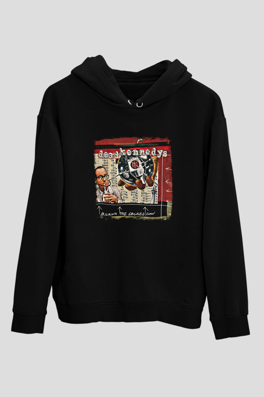 Dead Kennedys Baskılı Unisex Siyah Hoodie