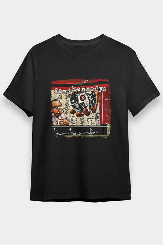 Dead Kennedys Baskılı Unisex Siyah Tişört