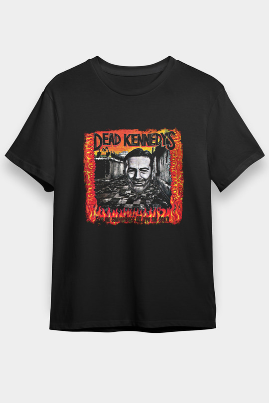 Dead Kennedys Baskılı Unisex Siyah Tişört