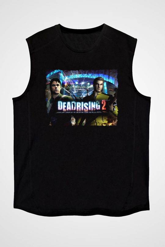 Dead Rising Siyah Unisex Kolsuz Tişört