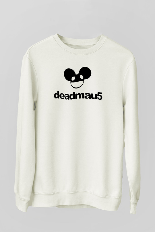 Deadmau5 Beyaz Unisex Sweatshirt