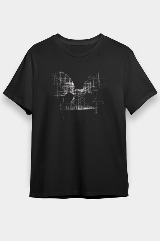 Deadmau5 Siyah Unisex Tişört T-Shirt - TişörtFabrikası