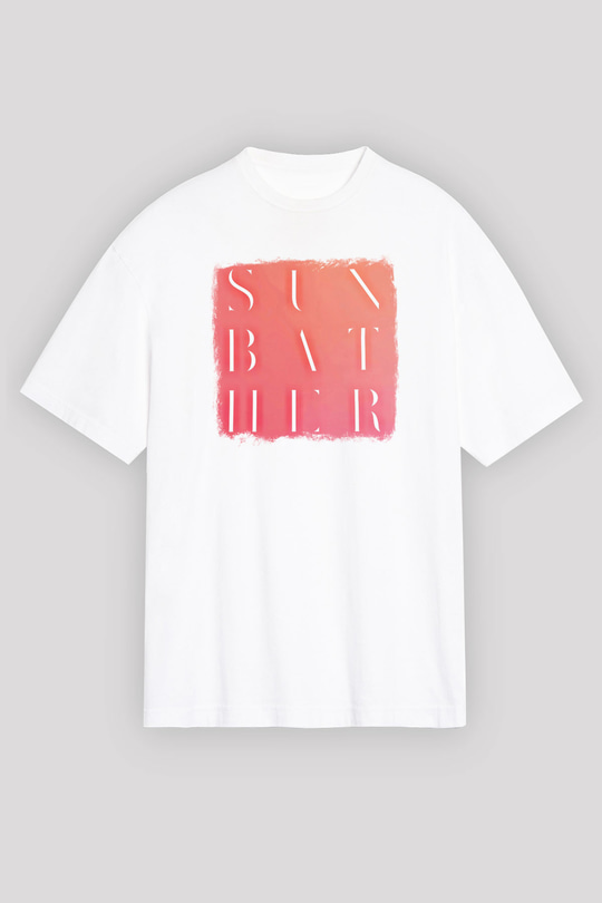 Deafheaven Baskılı Unisex Beyaz Oversize Tişört