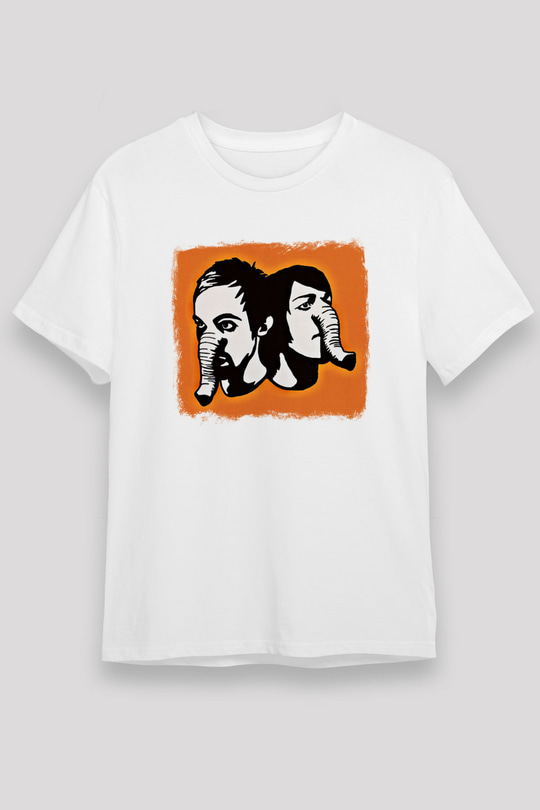 Death from Above Baskılı Unisex Beyaz Tişört