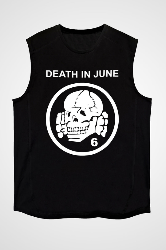 Death in June Siyah Unisex Kolsuz Tişört