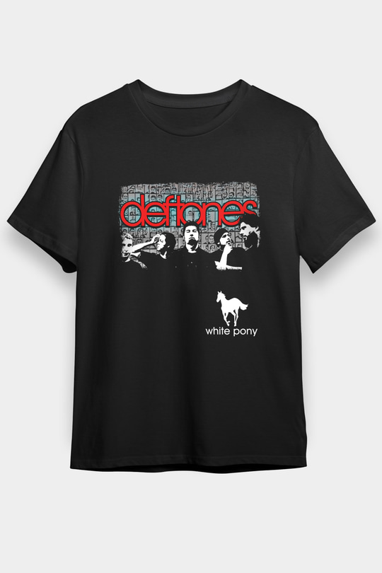 Deftones Baskılı Unisex Siyah Tişört