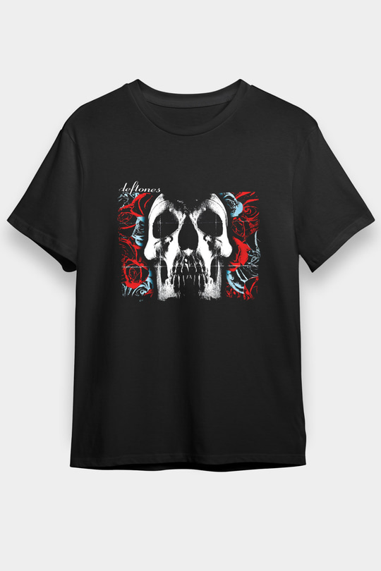 Deftones Baskılı Unisex Siyah Tişört