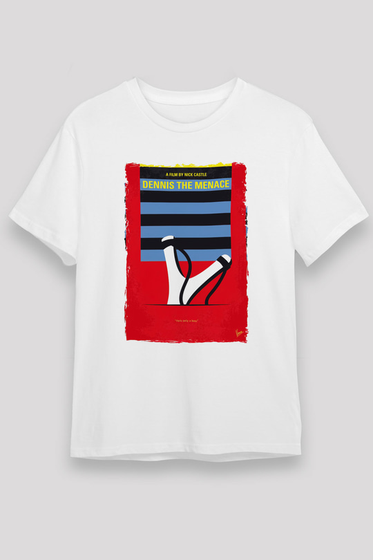 Dennis the Menace Beyaz Unisex Tişört T-Shirt