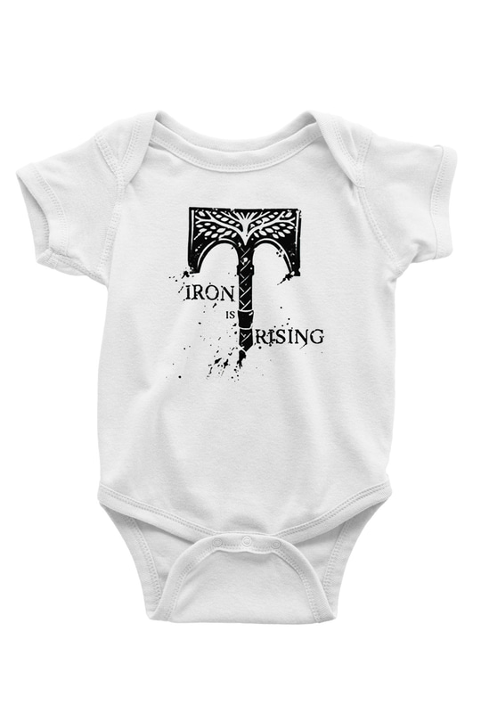 Destiny: Rise of Iron Baskılı Beyaz Unisex Bebek Body - Zıbın