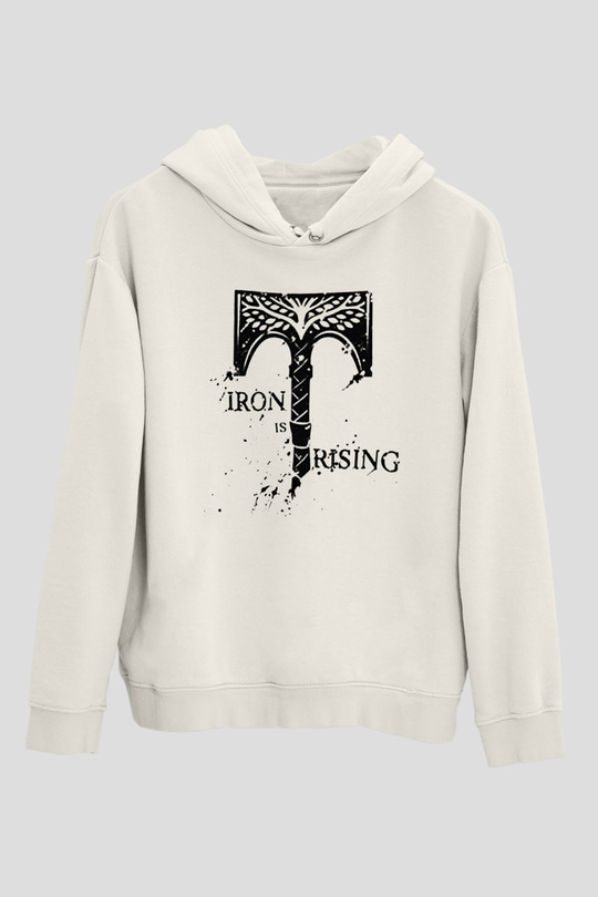Destiny: Rise of Iron Beyaz Unisex Kapşonlu Sweatshirt