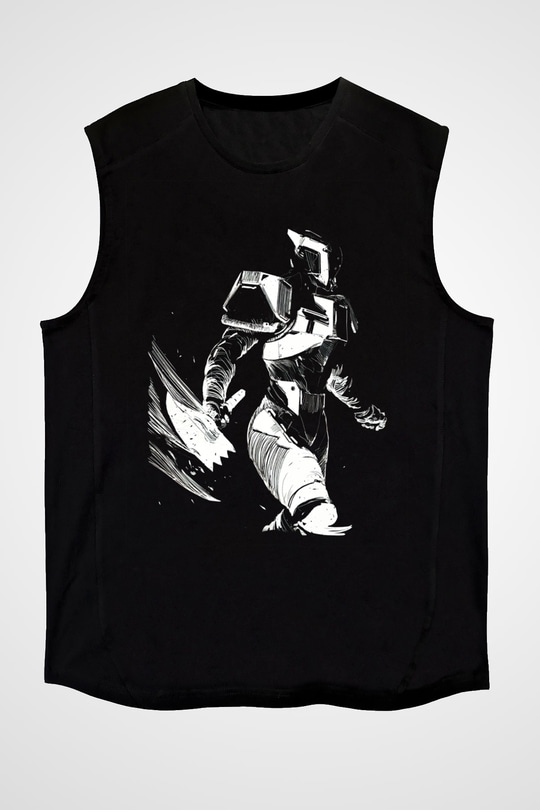 Destiny: Rise of Iron Siyah Unisex Kolsuz Tişört