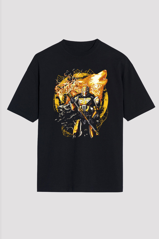 Destiny: Rise of Iron Siyah Unisex Oversize Tişört T-Shirt