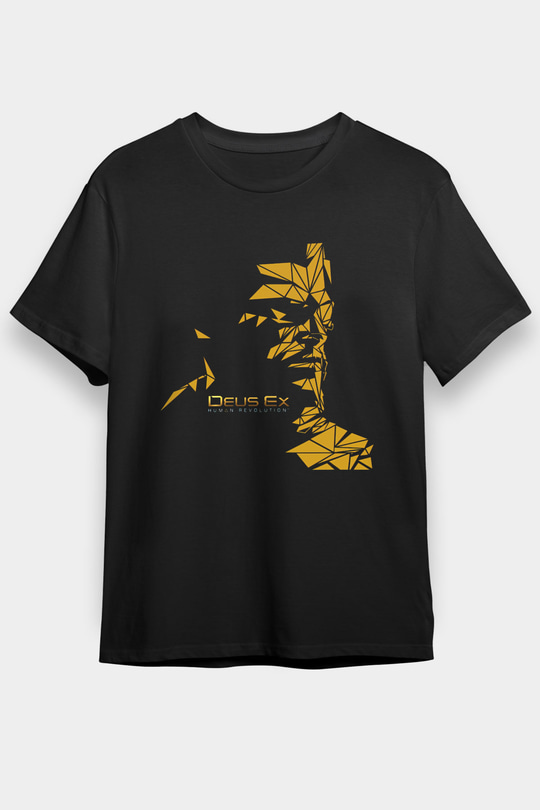 Deus Ex Siyah Unisex Tişört T-Shirt