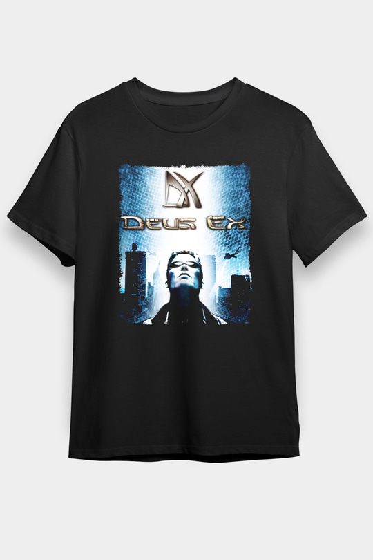 Deus Ex Siyah Unisex Tişört T-Shirt