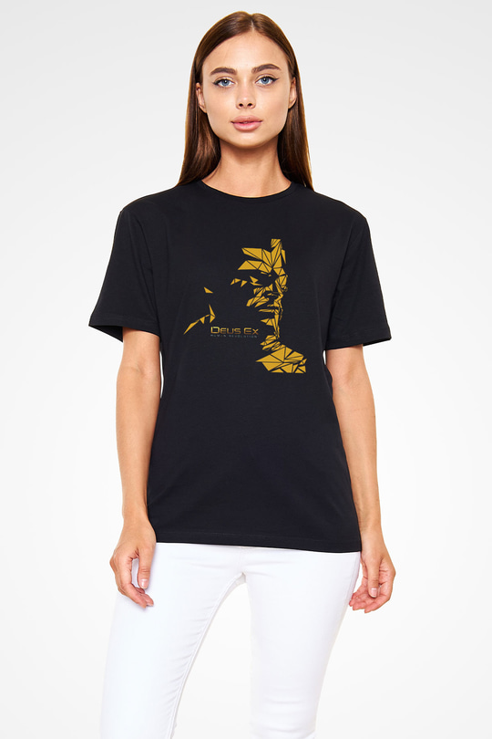 Deus Ex Siyah Unisex Tişört T-Shirt