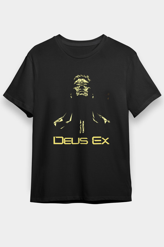 Deus Ex Siyah Unisex Tişört T-Shirt