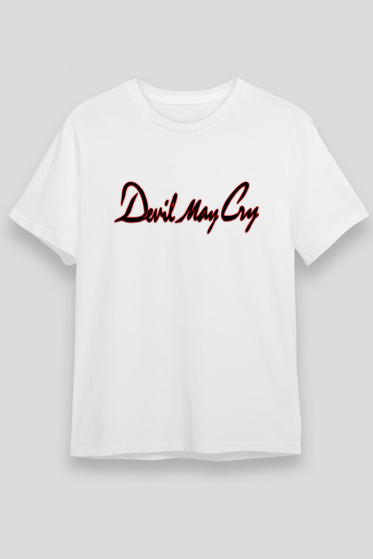 Devil May Cry Beyaz Unisex Tişört T-Shirt