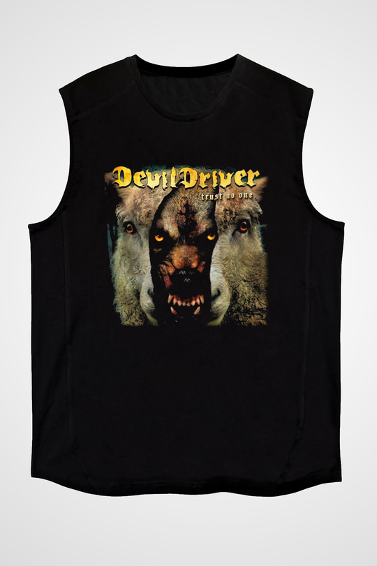 DevilDriver Siyah Unisex Kolsuz Tişört