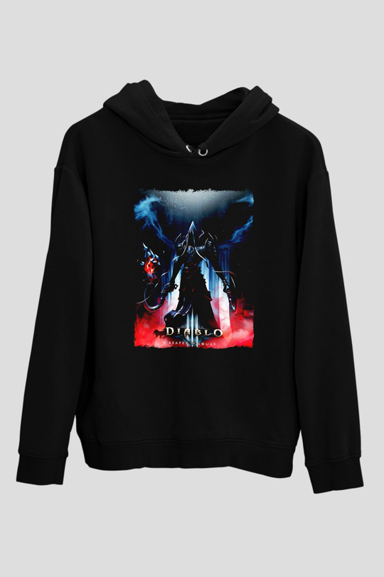 Diablo Siyah Unisex Hoodie